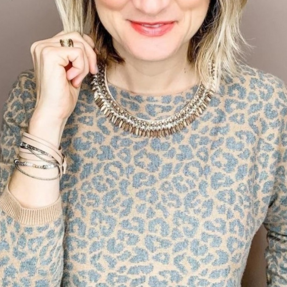 Stella And Dot Pegasus Crystal Statement Necklace